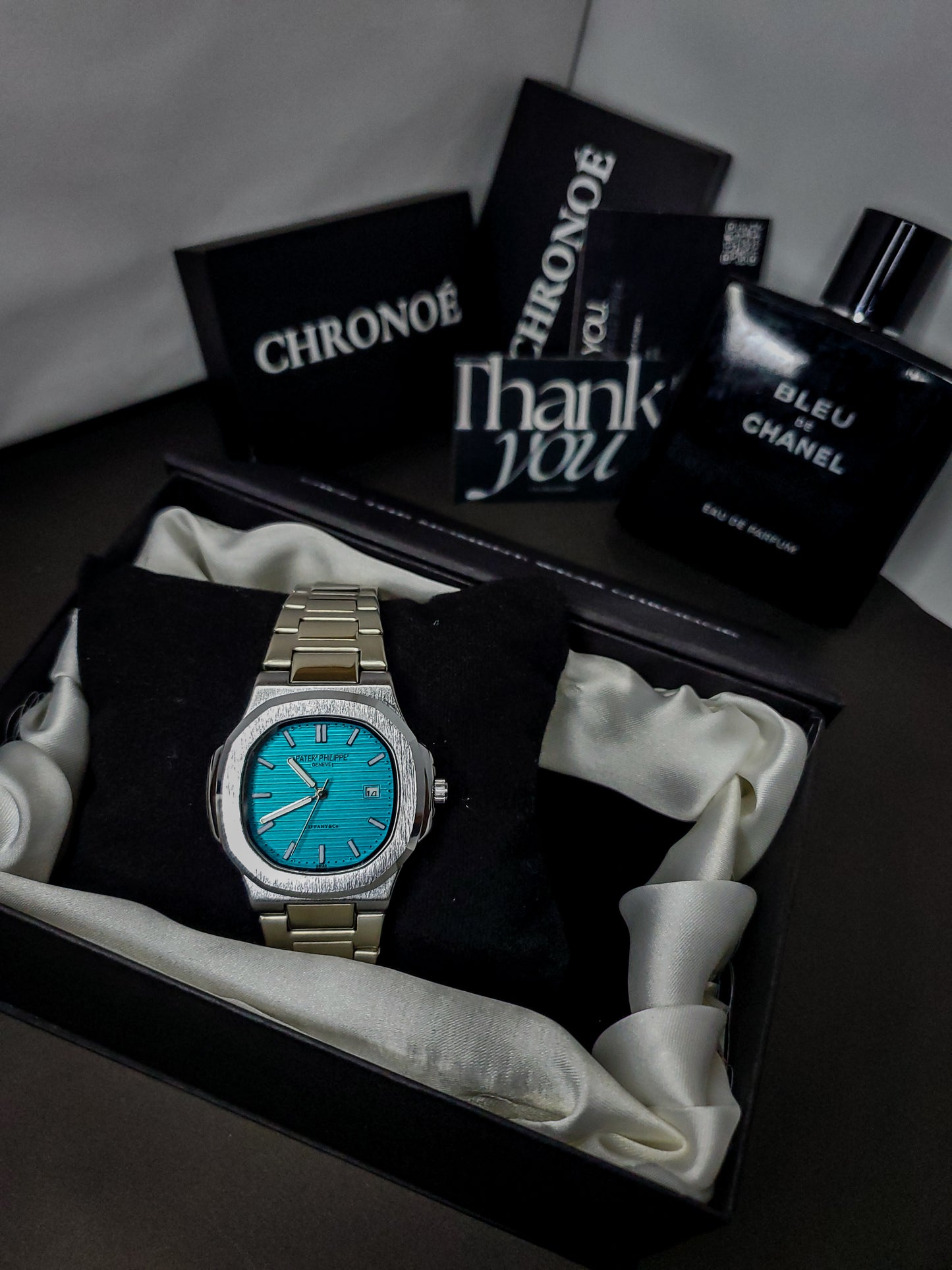 Patek Philippe Nautilus - Tiffiny Dial - Noir Edition (60% OFF)