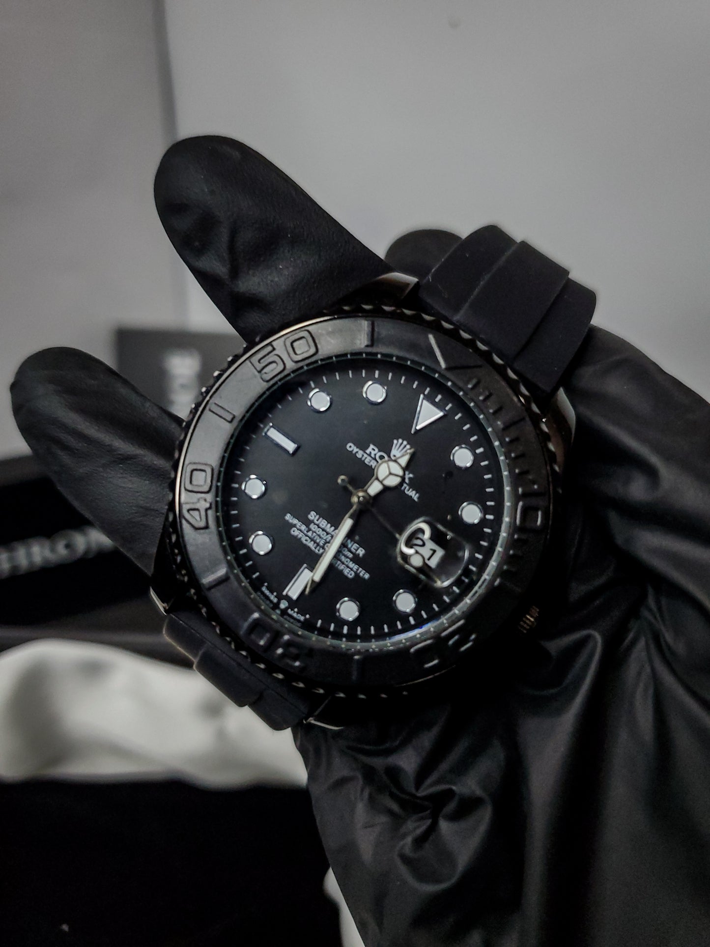 RLX Yacht Master - 40mm | Black Edition (60% OFF)