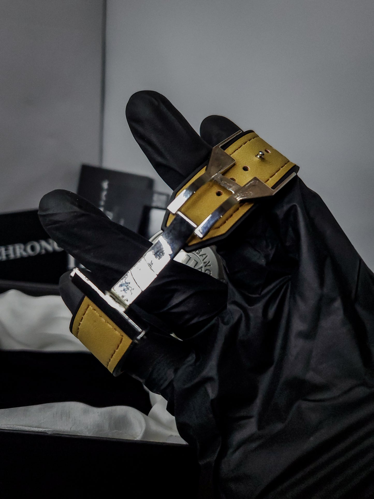 Hublot Vista - Leather Strap - BROWN - Noir Edition (60% OFF)