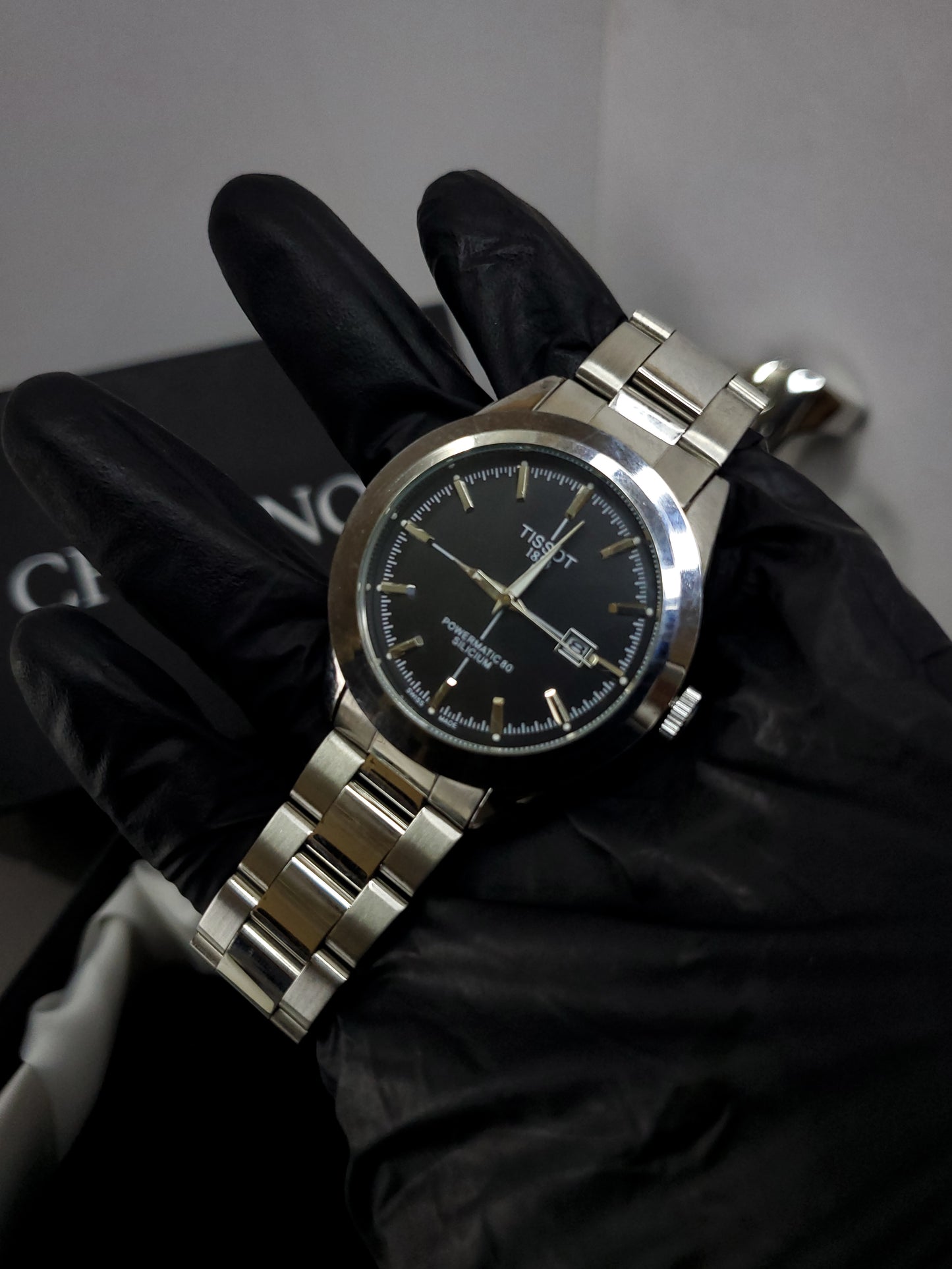 Tissot Powermatic 80 - Black Dial - Luxe Edition (60% OFF)