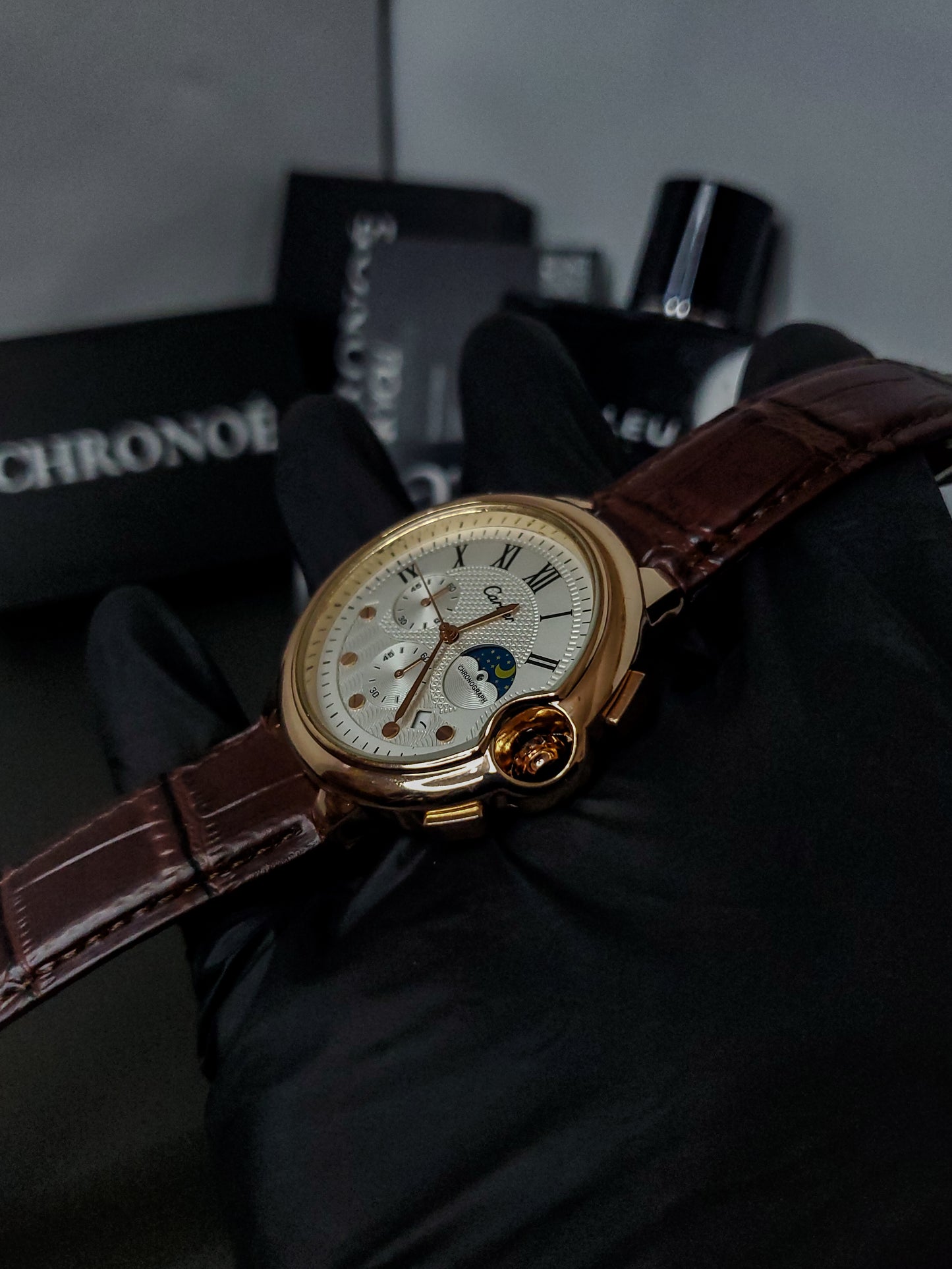 Cartier Moon Phases Chronograph - Phantom Edition (60% OFF)
