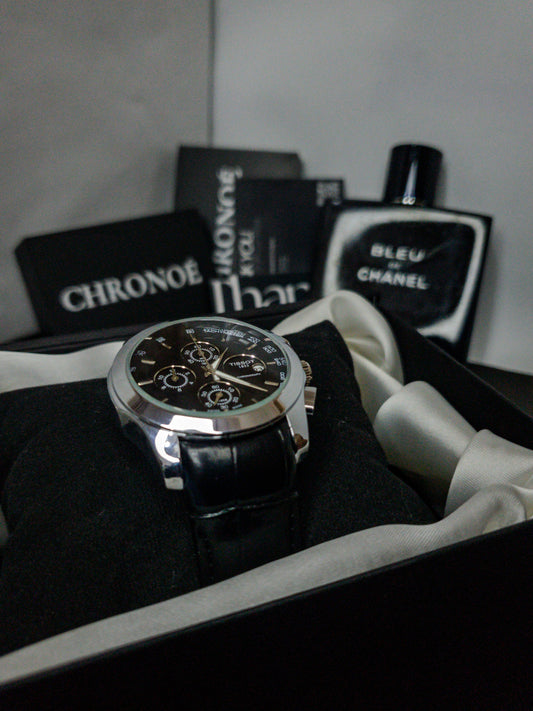 Tissot 1853 Chronograph - Black Silver - LUXE Edition (60% OFF)