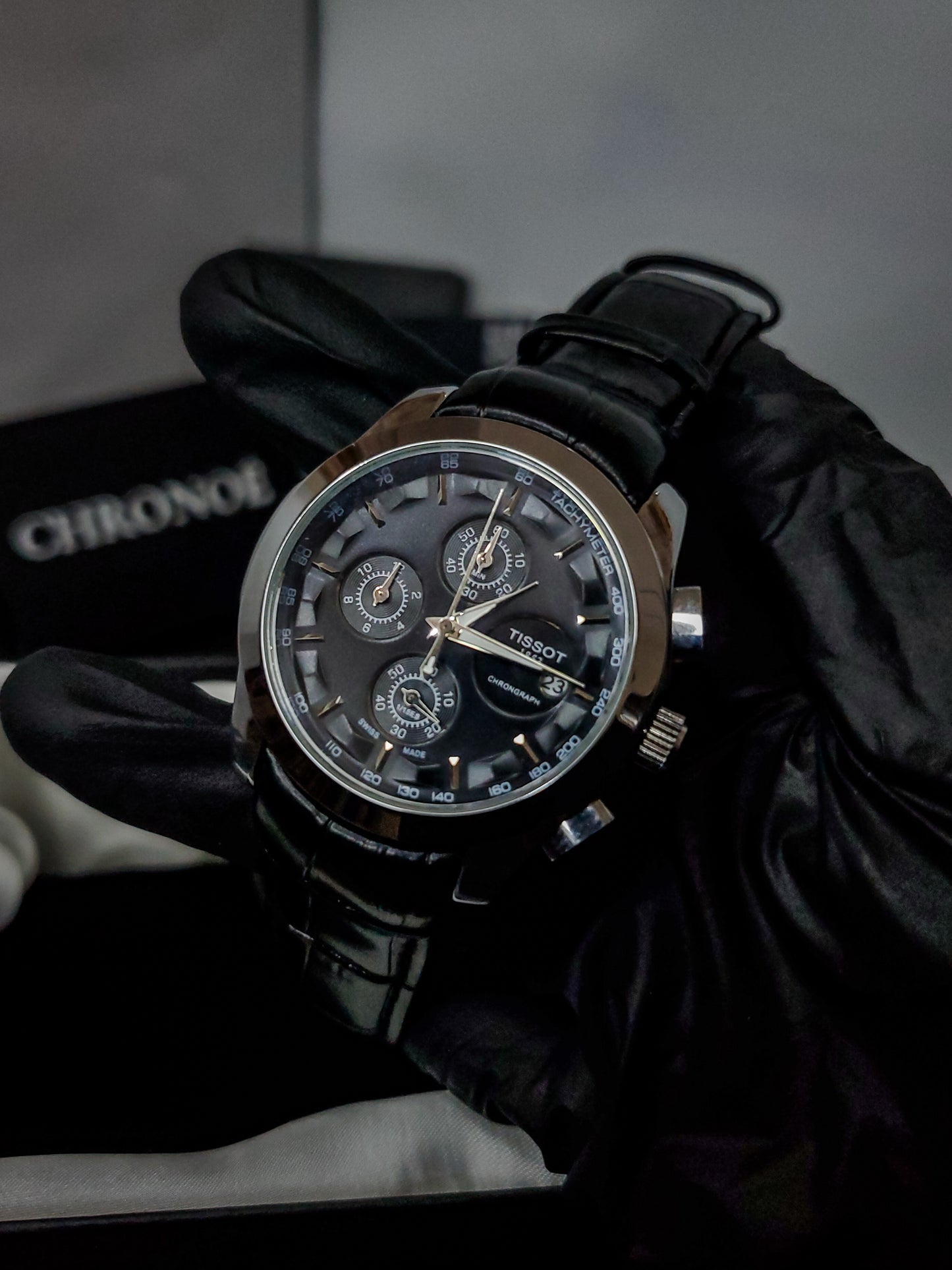 Tissot 1853 Chronograph - Black Silver - LUXE Edition (60% OFF)