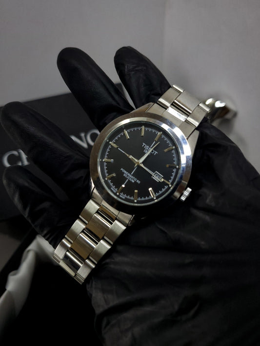 Tissot Powermatic 80 - Black Dial - Luxe Edition (60% OFF)