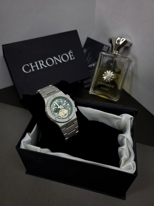 Hublot Matte Finish - Green Dial - Noir Edition (60% OFF)