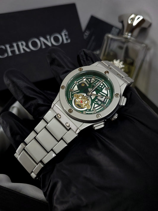 Hublot Matte Finish - Green Dial - Noir Edition (60% OFF)